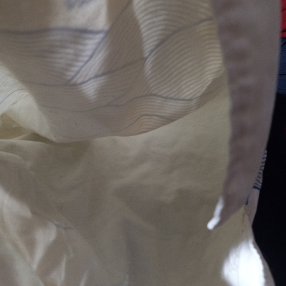 Giorgio Armani UNICEF collab bag large off white-cream colored linen toute bag - Picture 11 of 11